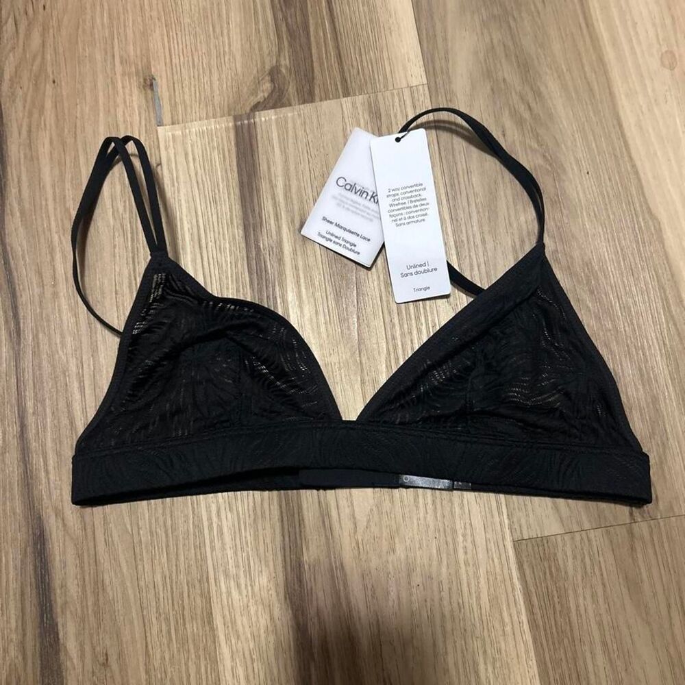 Calvin-klein Women's Black Bra